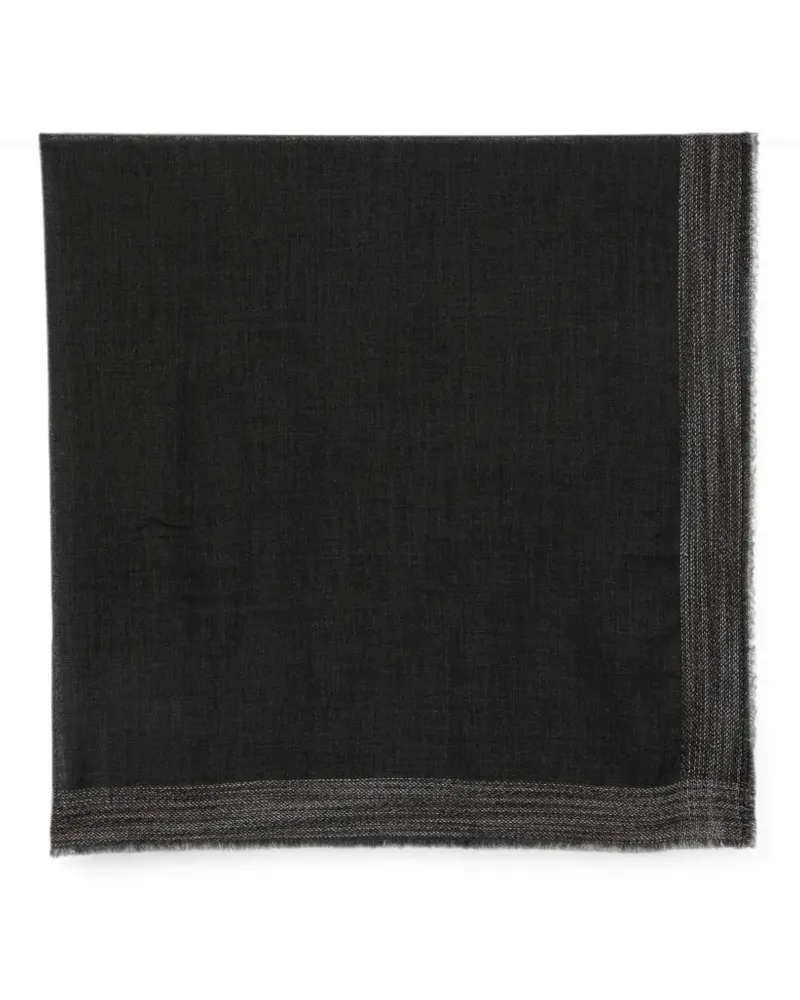 Faliero Sarti New Lenor frayed scarf - Schwarz Schwarz