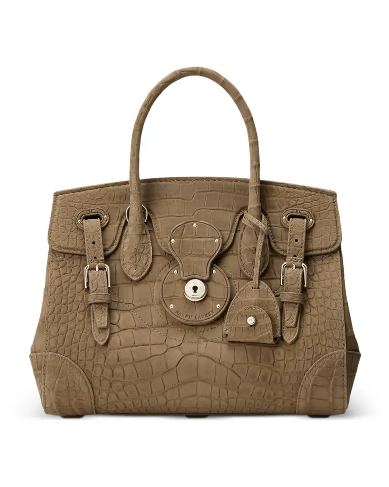 Ralph Lauren Soft Ricky Tote Bag 27cm - Braun Braun