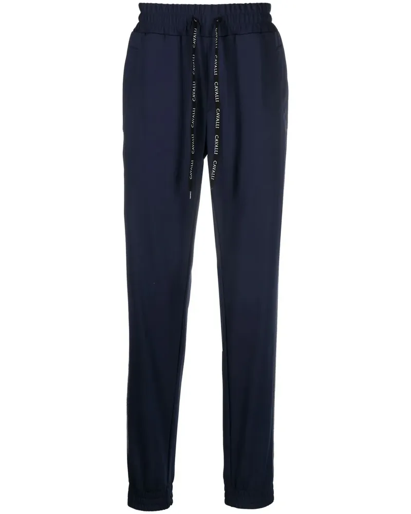 Roberto Cavalli Jogginghose mit Schlangen-Monogramm - Blau Blau