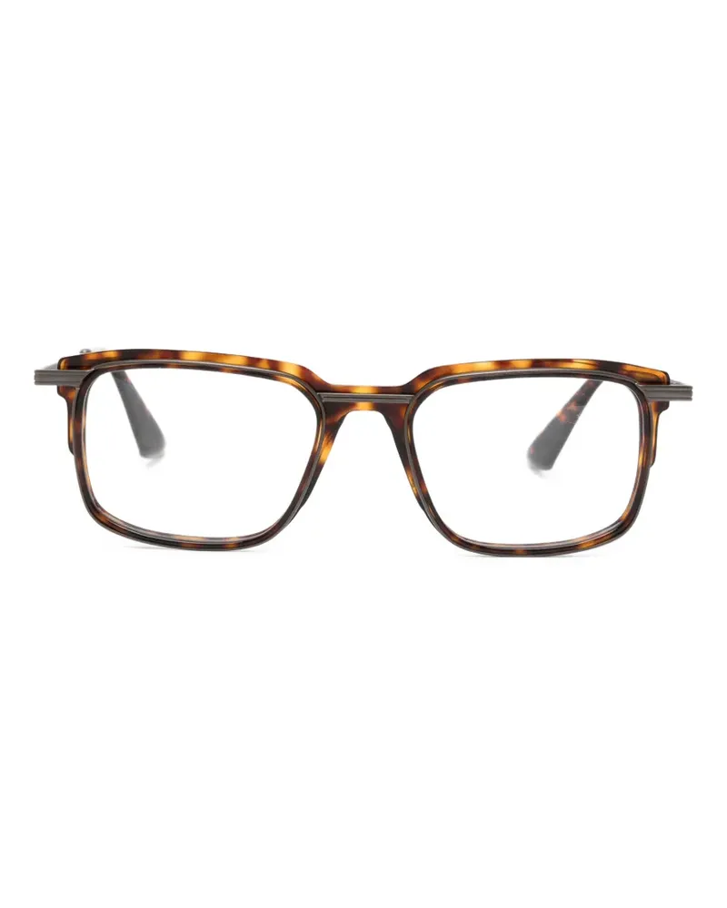 GIGI STUDIOS Jeremy Brille mit eckigem Gestell - Braun Braun