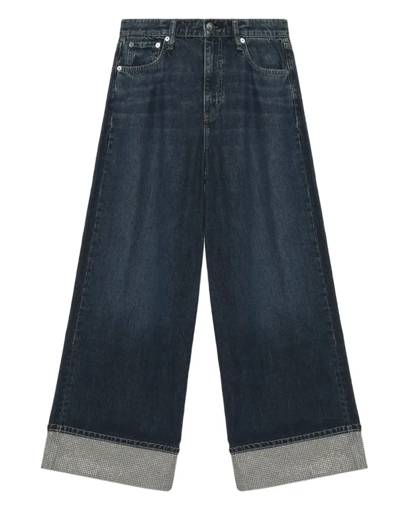 Rag & Bone Sofie embellished jeans - Blau Blau