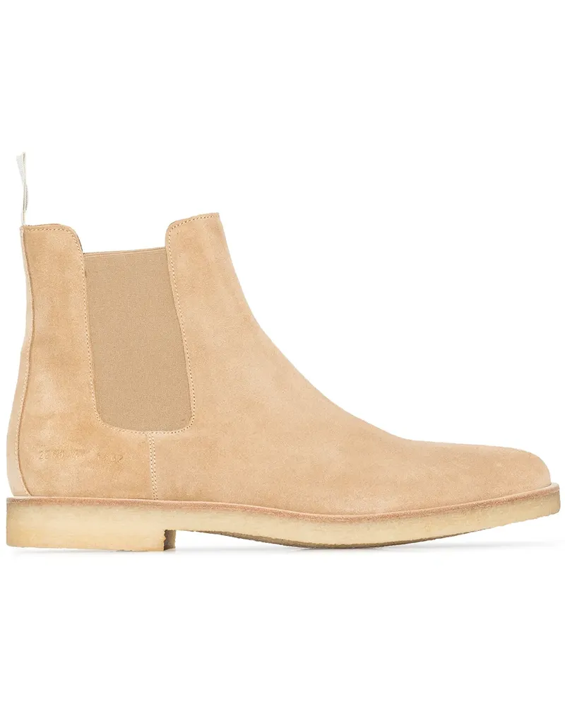 Common Projects Chelsea-Boots aus Wildleder - Nude Nude