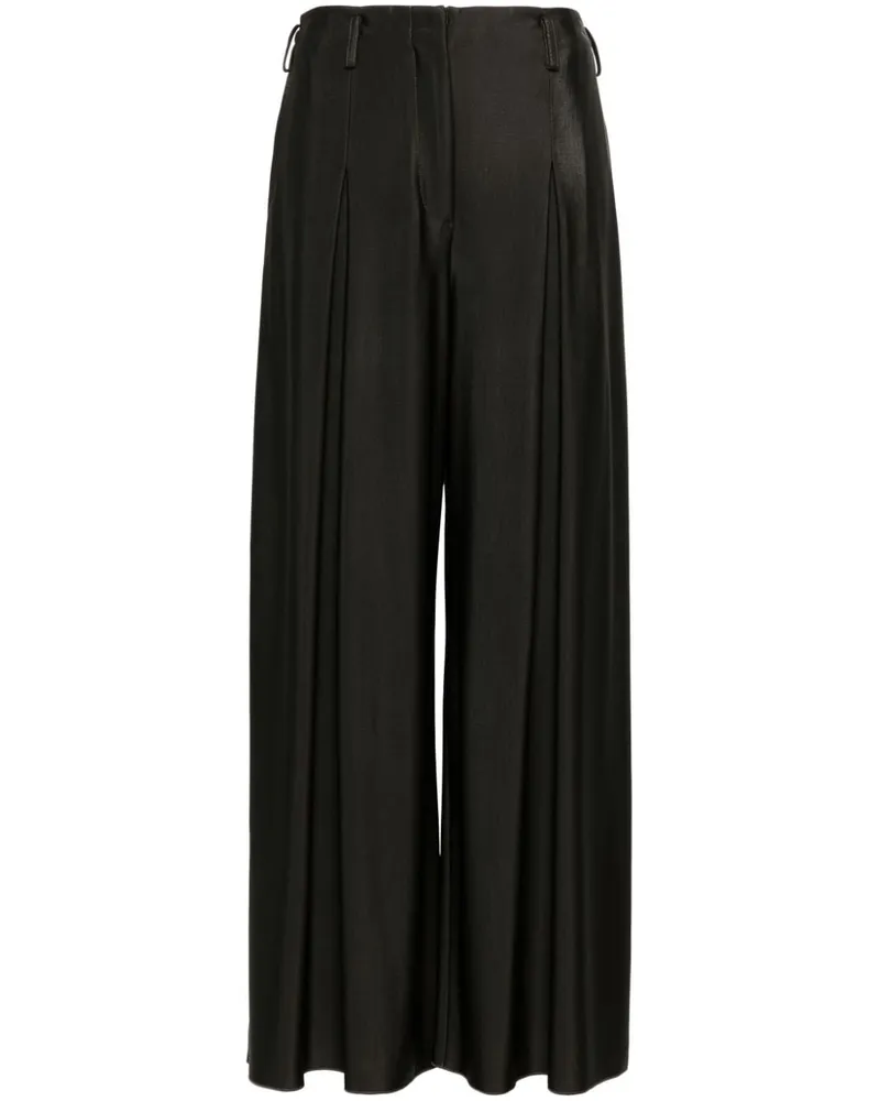 Giorgio Armani Weite Hose mit Bundfalten - Braun Braun