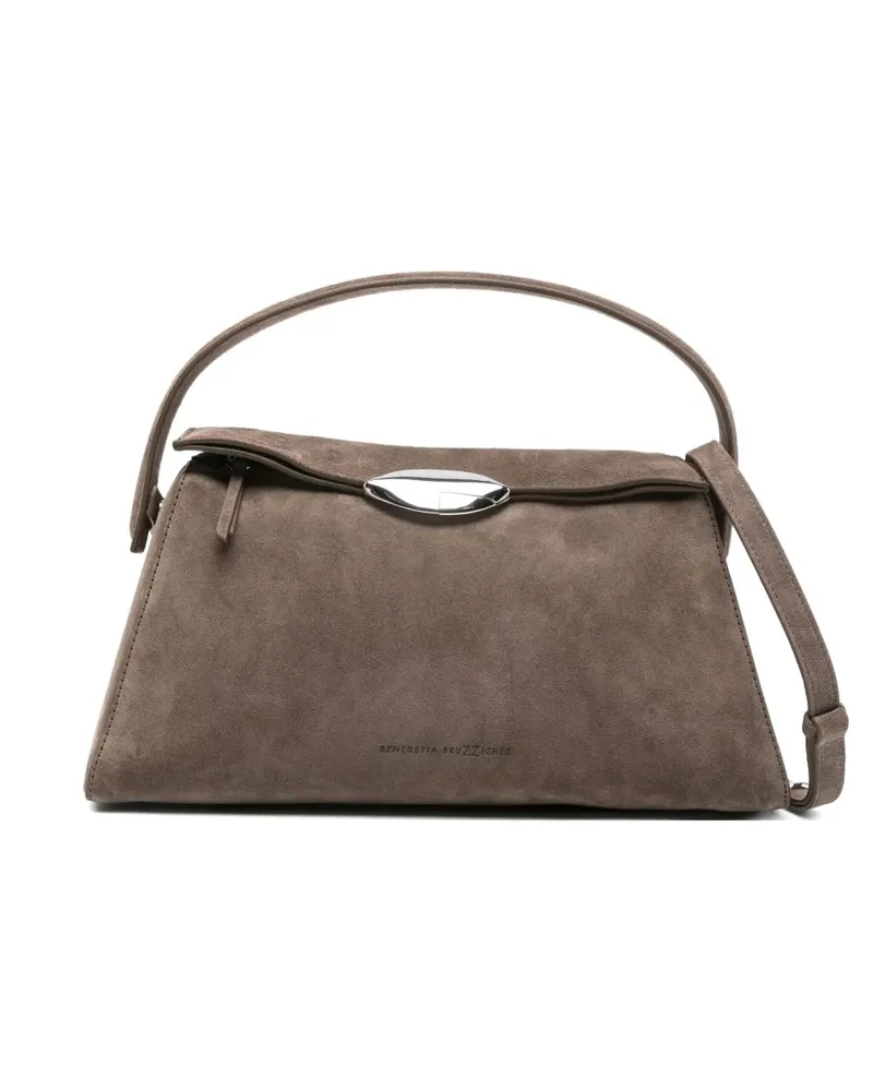 Benedetta Bruzziches Große Elif Schultertasche - Braun Braun