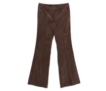 Ausgestellte Cordhose - Braun