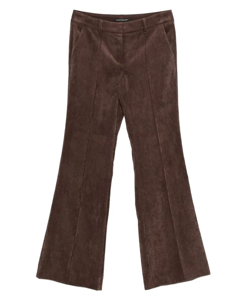 Luisa Cerano Ausgestellte Cordhose - Braun Braun