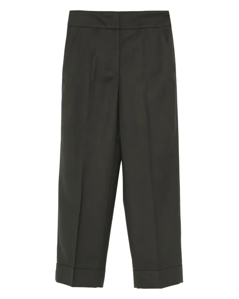 Peserico Hose mit Umschlag - Grau Grau