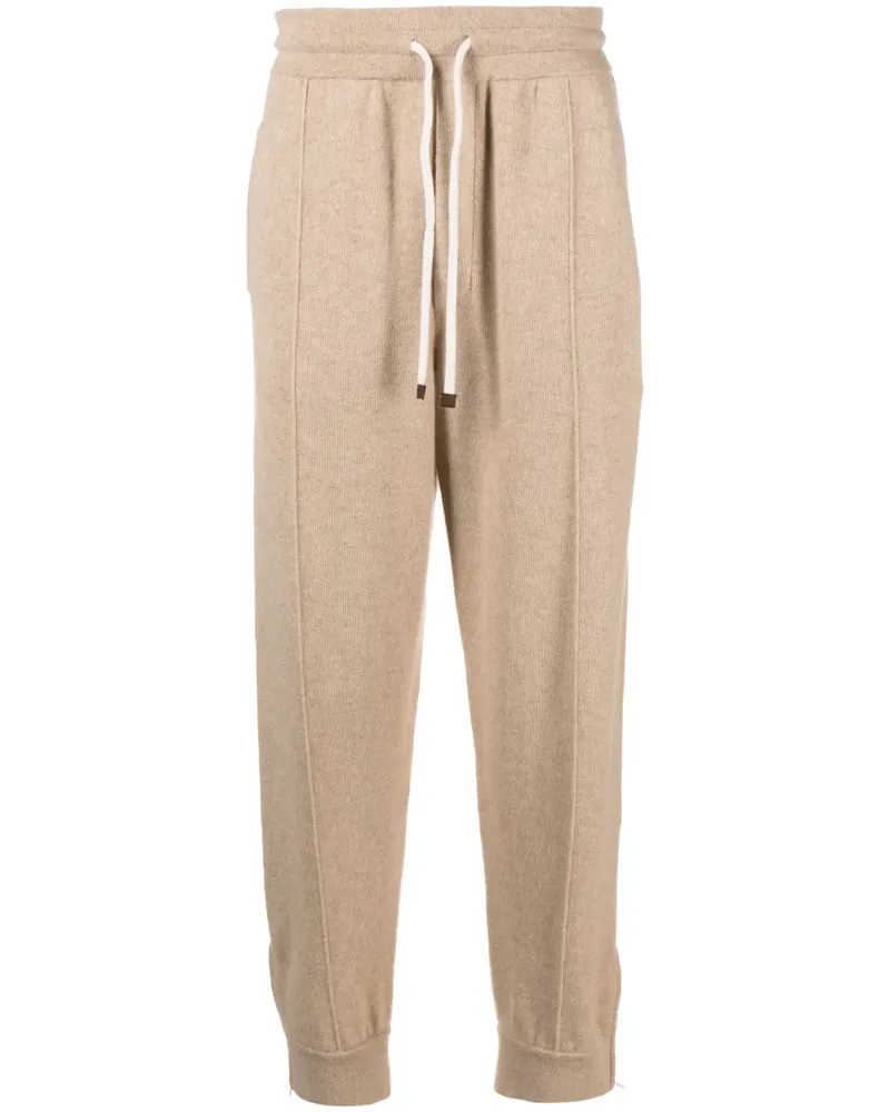 Brunello Cucinelli Jogginghose aus Kaschmir - Nude Nude