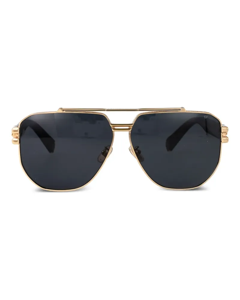 Philipp Plein Getönte Pilotenbrille - Gold Gold