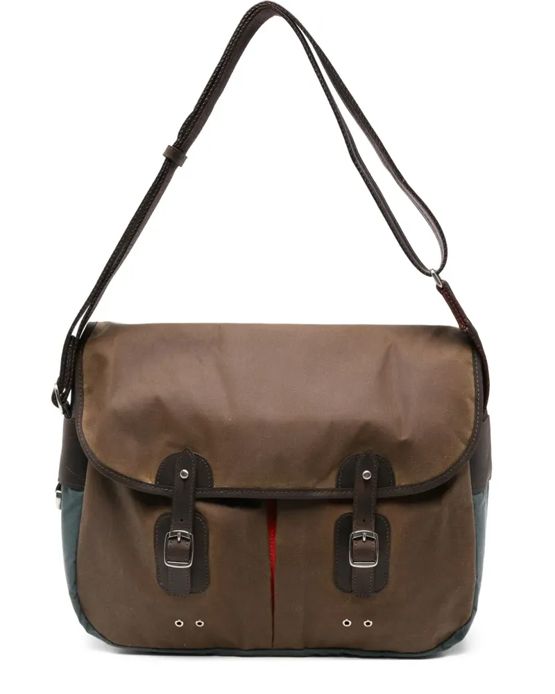 Barbour buckle-detail shoulder bag - Braun Braun
