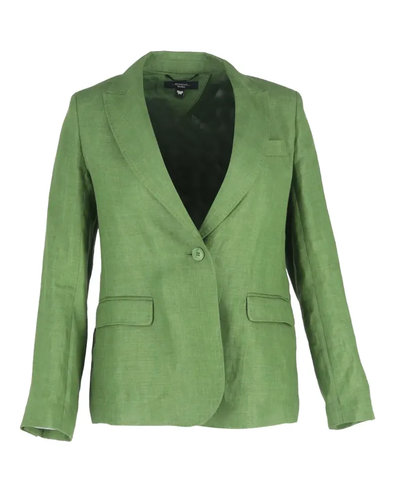 Max Mara Nalut single-breasted blazer - Grün Grün