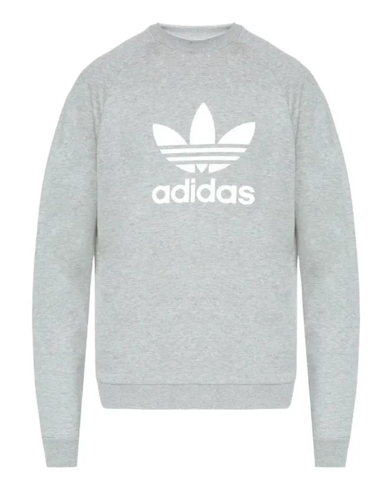 adidas Sweatshirt mit Logo-Print - Grau Grau