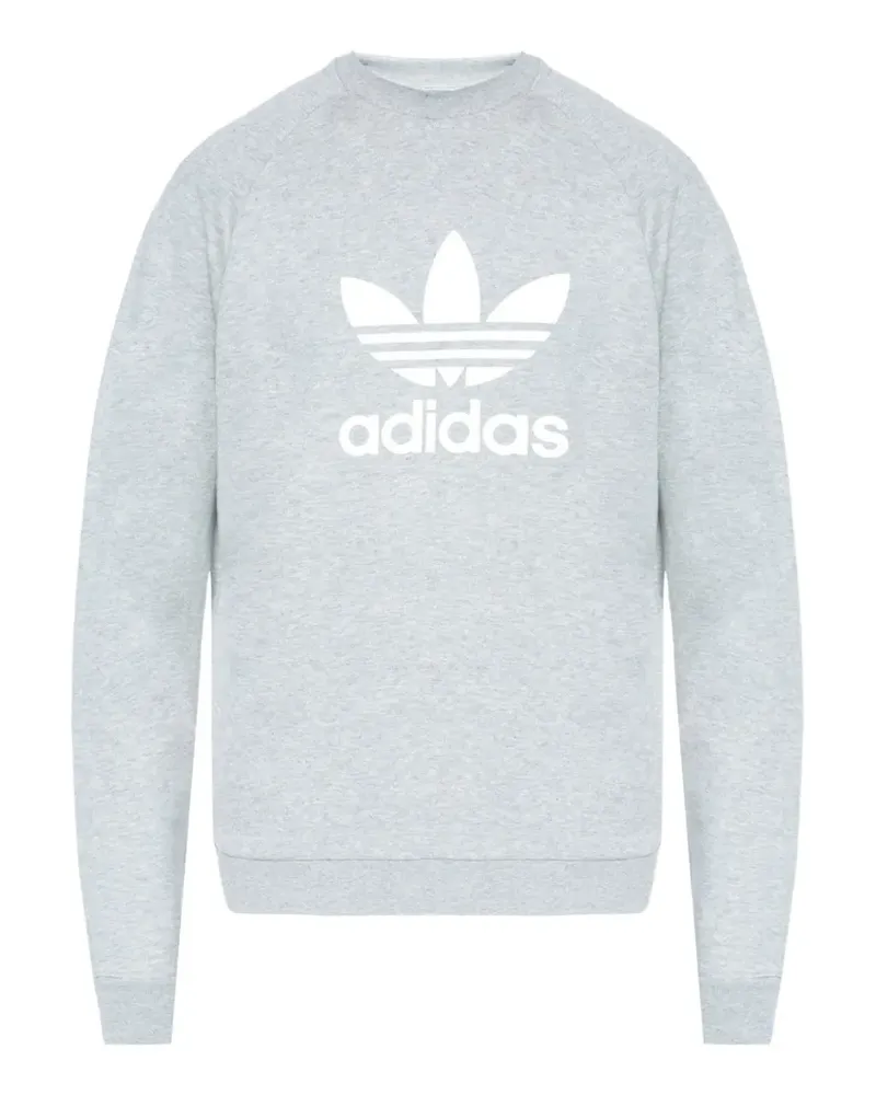 adidas Sweatshirt mit Logo-Print - Grau Grau