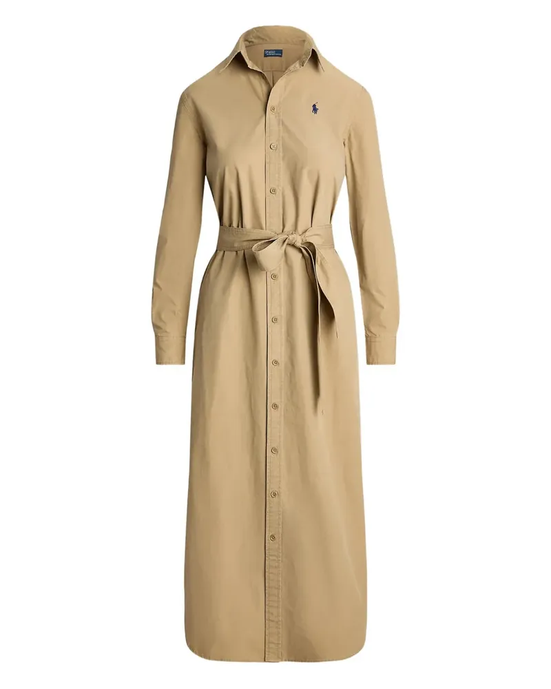 Ralph Lauren Hemdkleid mit Knöpfen - Nude Nude