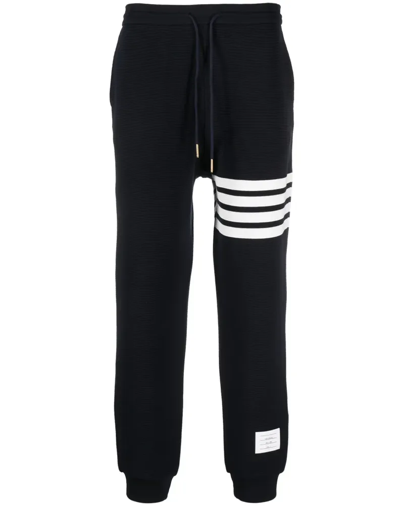 Thom Browne Ottoman Jogginghose mit Streifen - Blau Blau