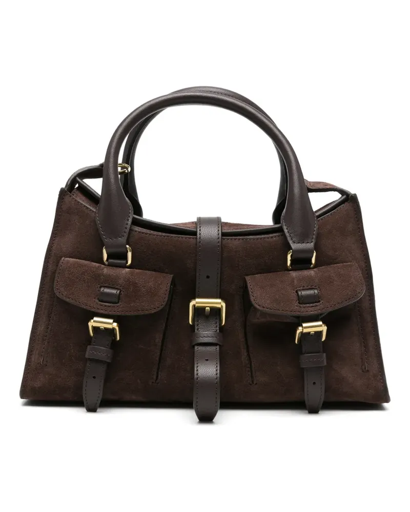 Mulberry small Roxanne leather tote bag - Braun Braun