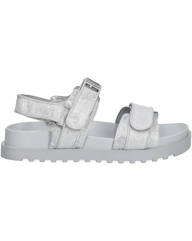 Guess Fadison Sandalen im Metallic-Look - Silber Silber