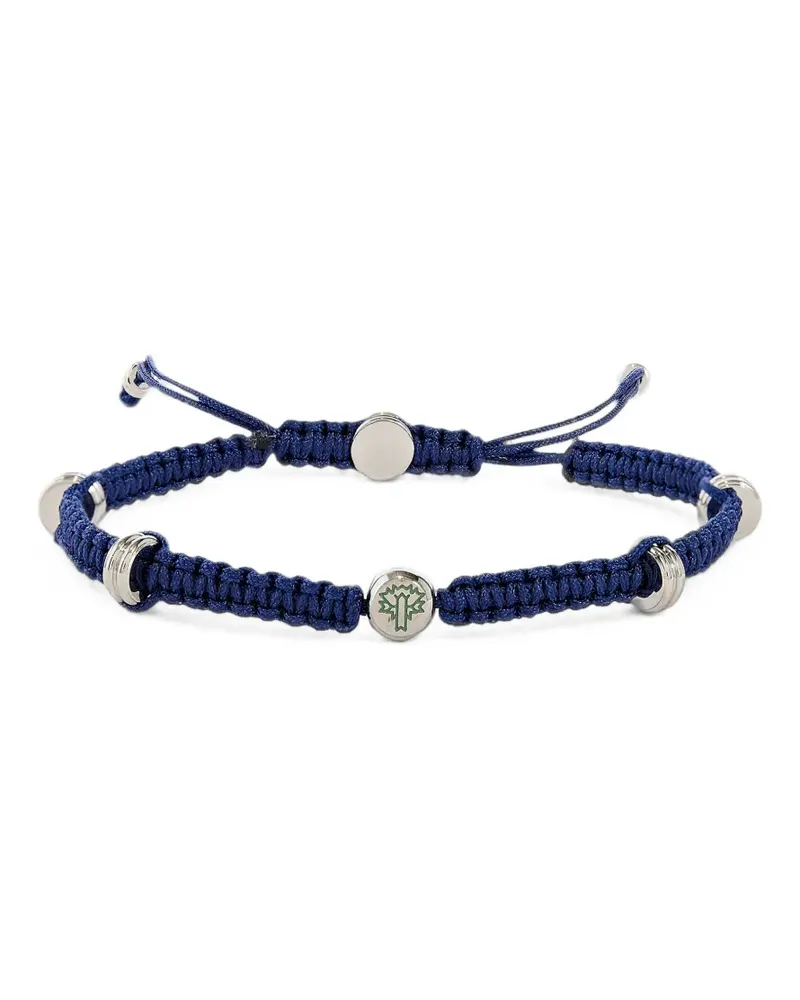 Pal Zileri woven logo-plaque bracelet - Silber Silber