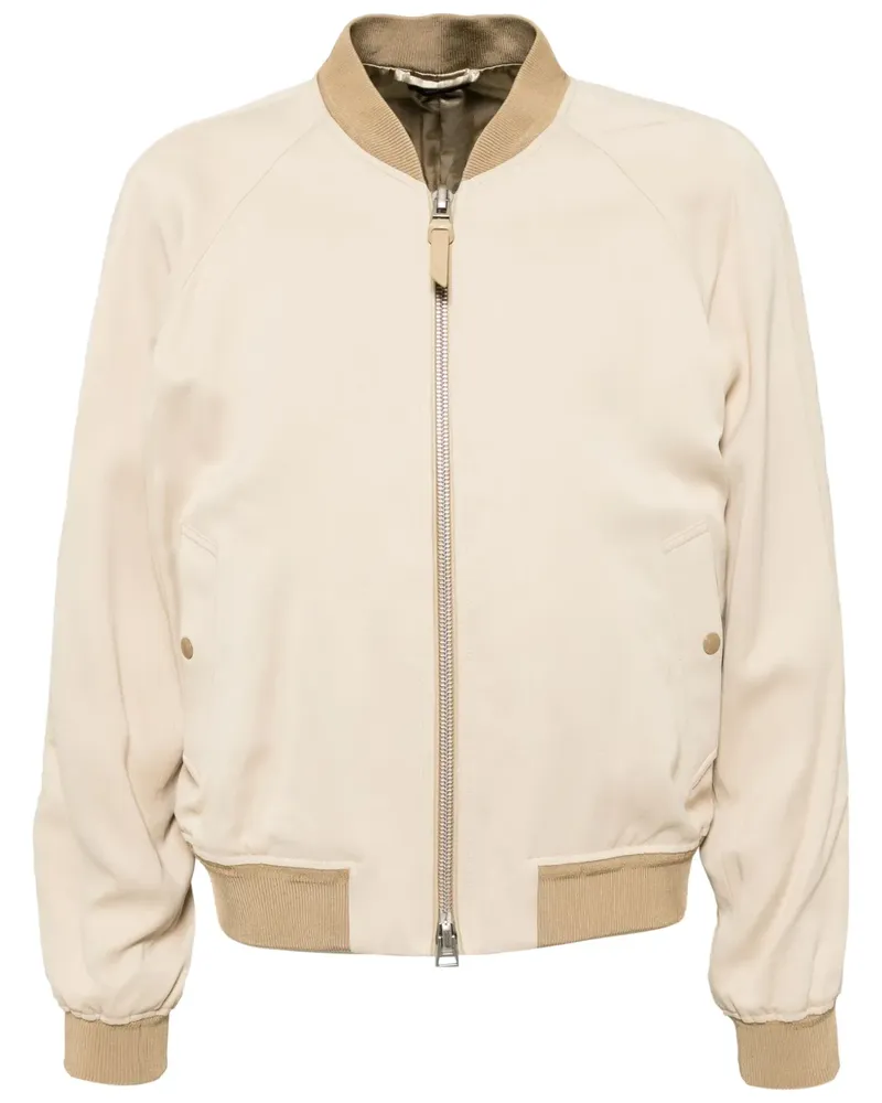 Tom Ford Bomberjacke aus Twill - Nude Nude