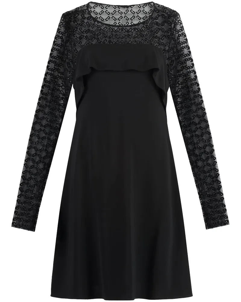Givenchy Drapiertes Jerseykleid - Schwarz Schwarz