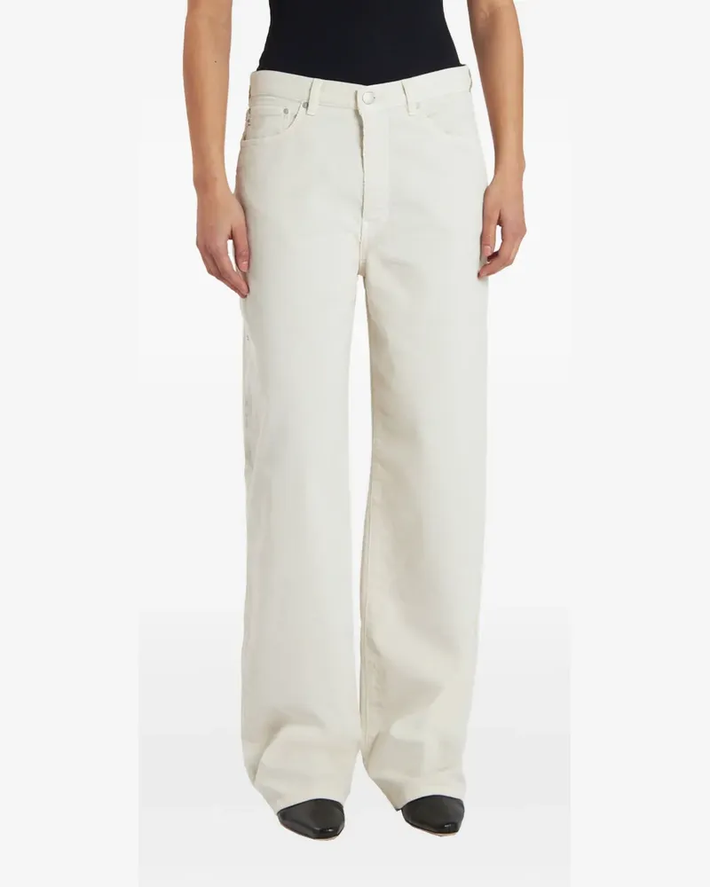 Adriano Goldschmied Weite Five-Pocket-Jeans - Weiß Weiß