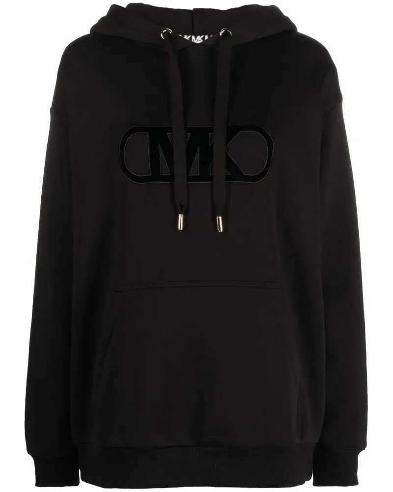 Michael Kors Hoodie mit Logo-Prägung - Schwarz Schwarz