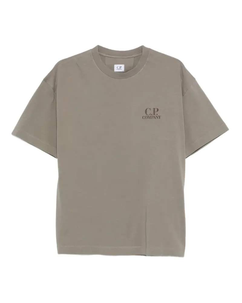 C.P. Company T-Shirt mit Logo-Detail - Nude Nude