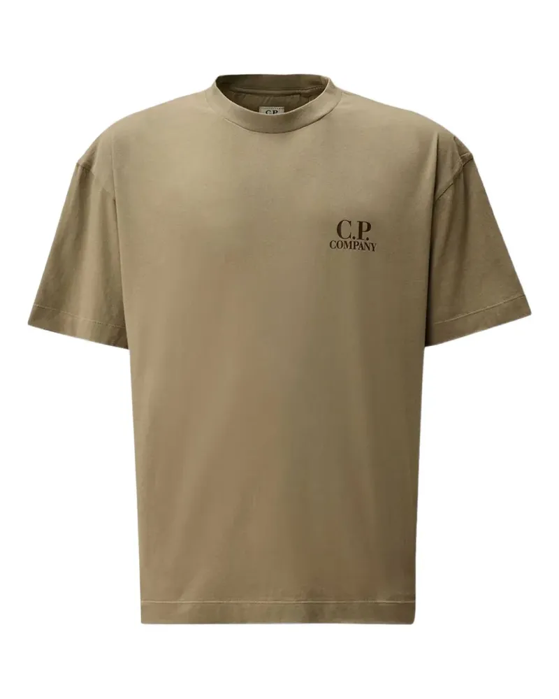 C.P. Company T-Shirt mit Logo-Detail - Nude Nude