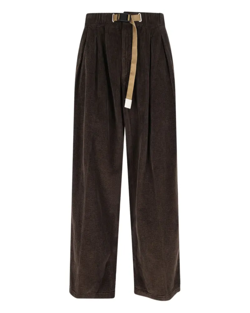 PLAN C Cordhose mit Gürtel - Braun Braun