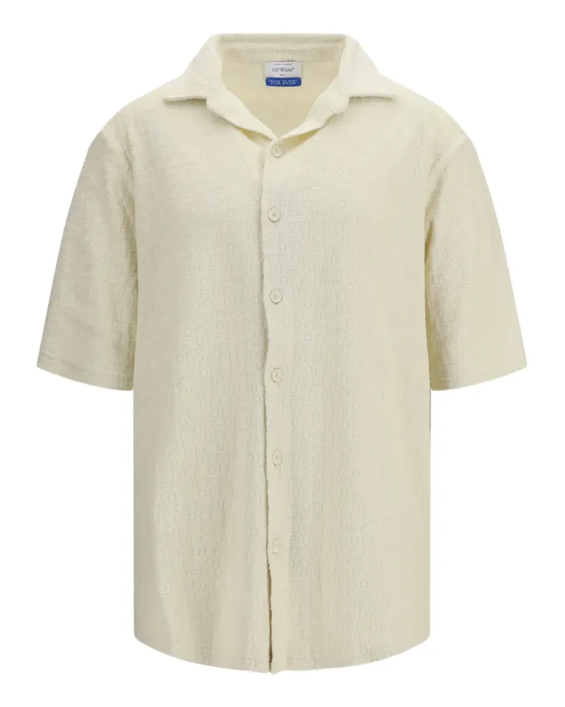 OFF-WHITE Terry Bowlinghemd - Nude Nude