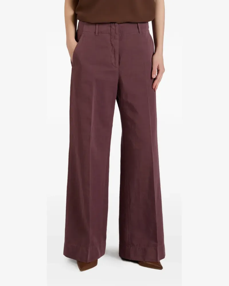 Incotex belt-loop palazzo pants - Rosa Rosa