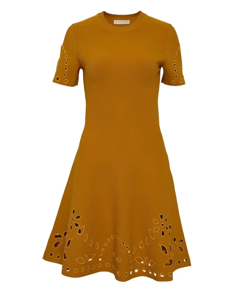 Ulla Johnson Fania eyelet-embellishment mini dress - Braun Braun