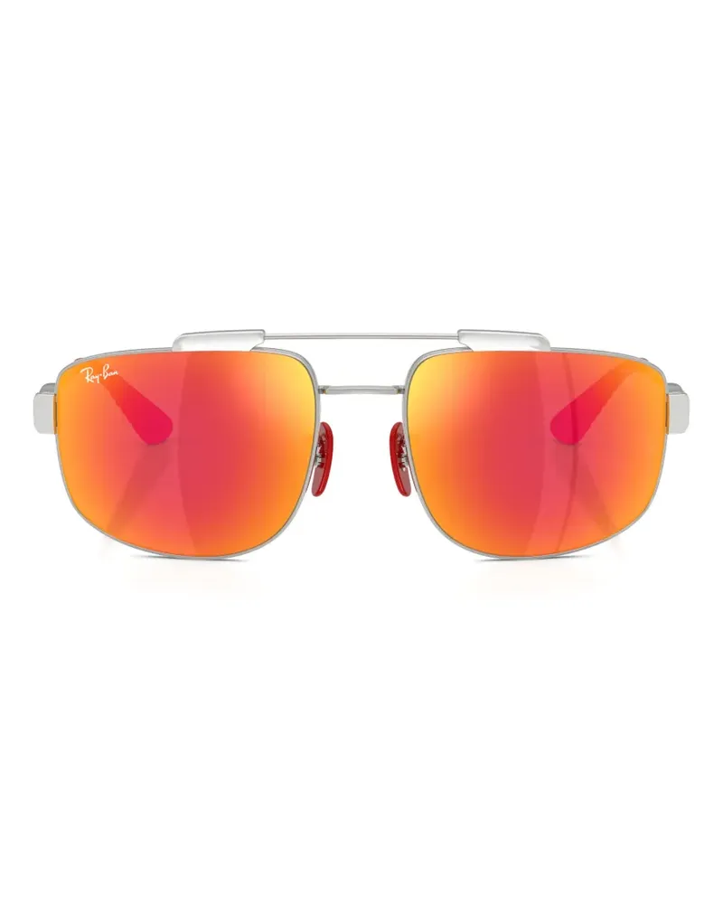Ray Ban x Scuderia Ferrari Sonnenbrille - Silber Silber