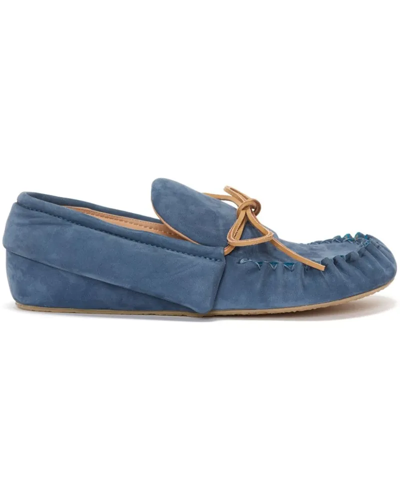 J.W.Anderson Mokassins aus Wildleder - Blau Blau