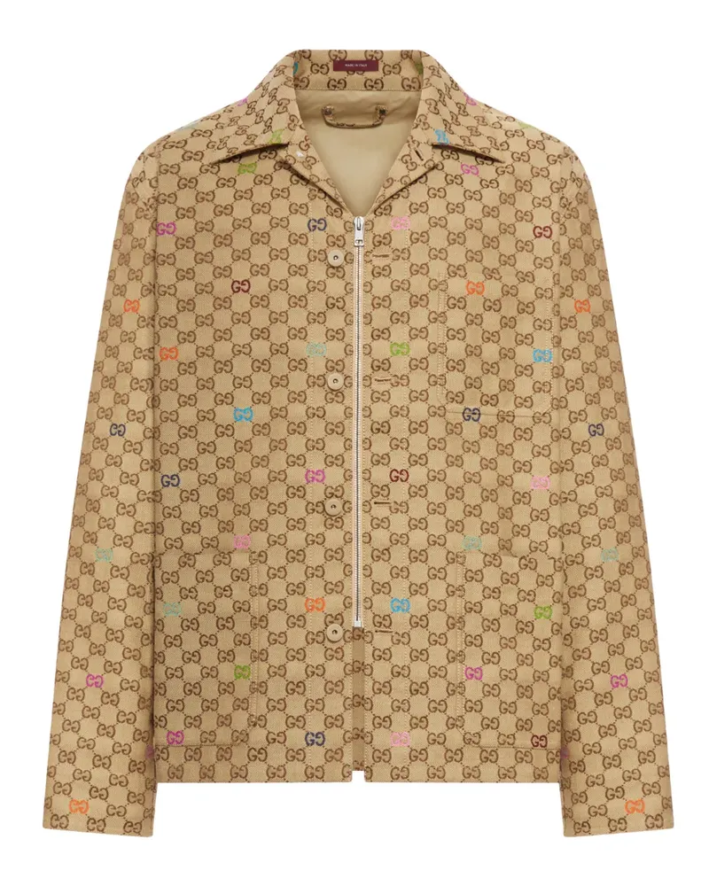 Gucci Jacke aus GG-Jacquard - Nude Nude