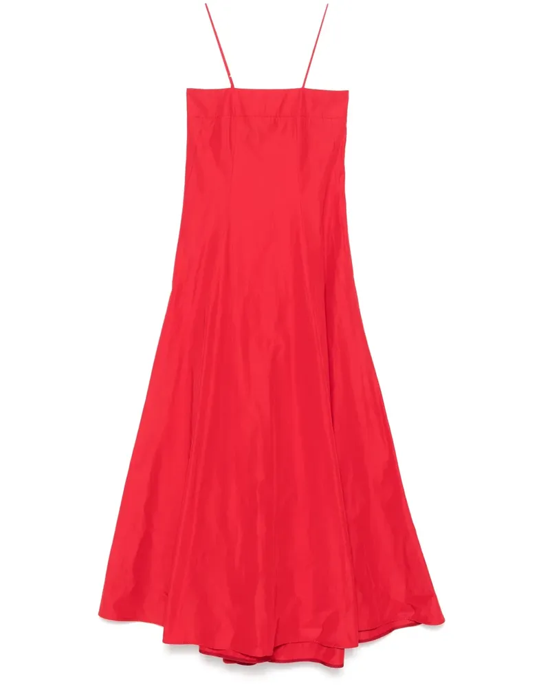 forte_forte Maxikleid aus Taft - Rot Rot