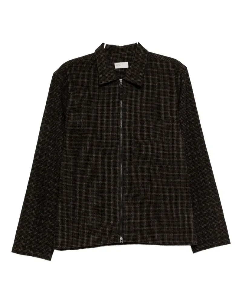Universal Works Karierte Cedar Jacke - Braun Braun