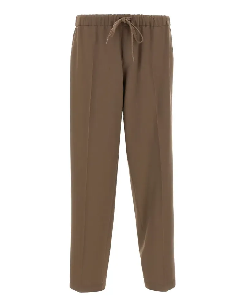 Maison Margiela drawstring-waist trousers - Braun Braun