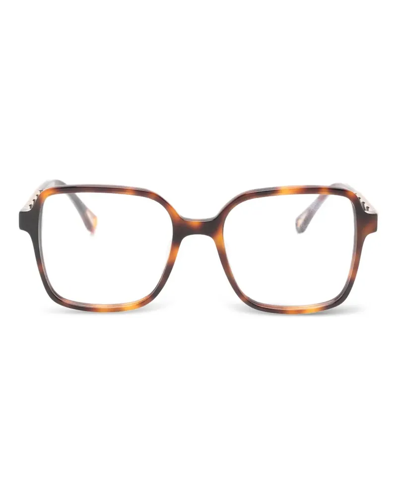 Zadig & Voltaire Brille in Schildpattoptik mit Kette - Braun Braun