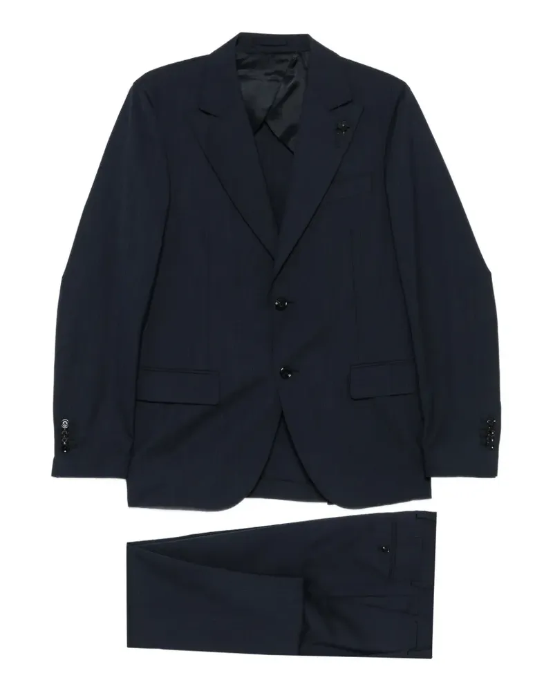 LARDINI Anzug mit Nadelstreifen - Blau Blau