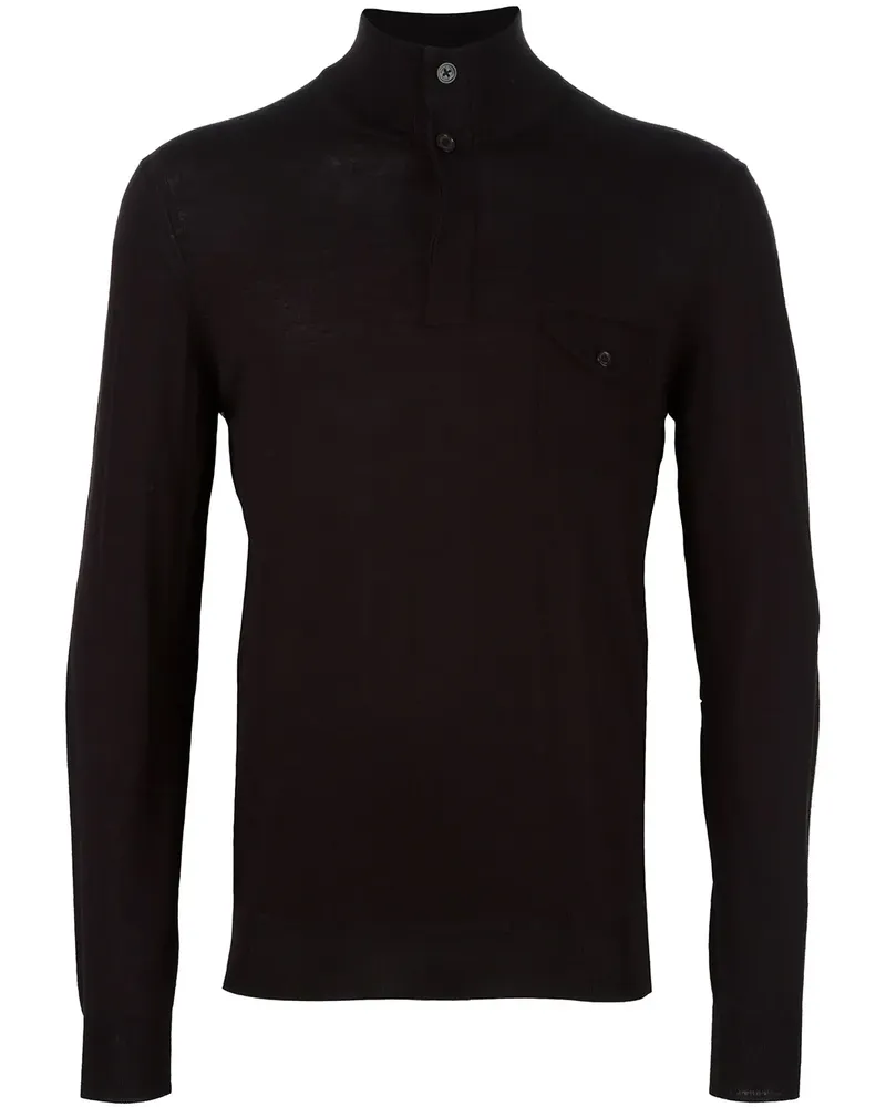 Paolo Pecora Milano Feinstrickpullover mit Rollkragen - Braun Braun