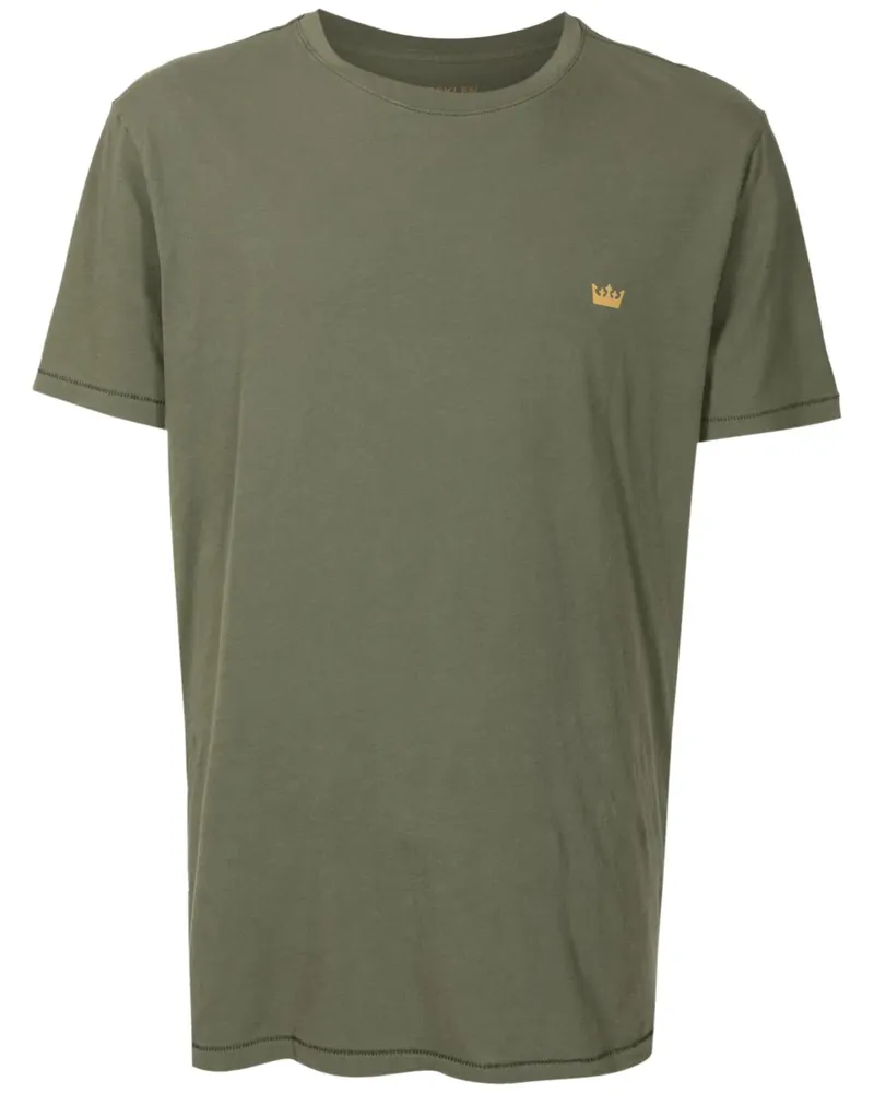 Osklen T-Shirt mit Logo-Print - Grün Grün