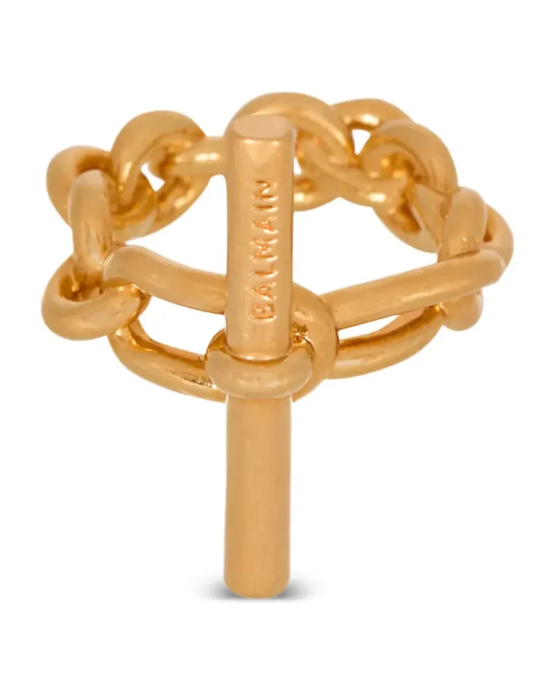 Balmain Ring mit T-Riemen - Gold Gold