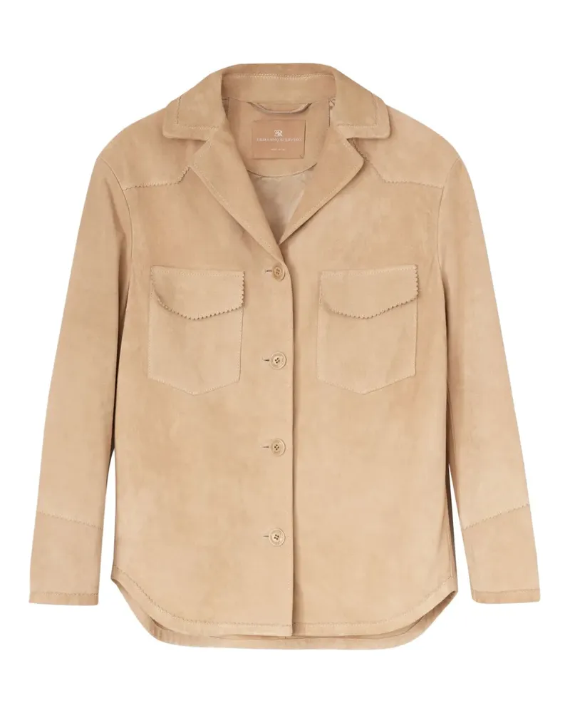 Ermanno Scervino Sakko aus Wildleder - Nude Nude