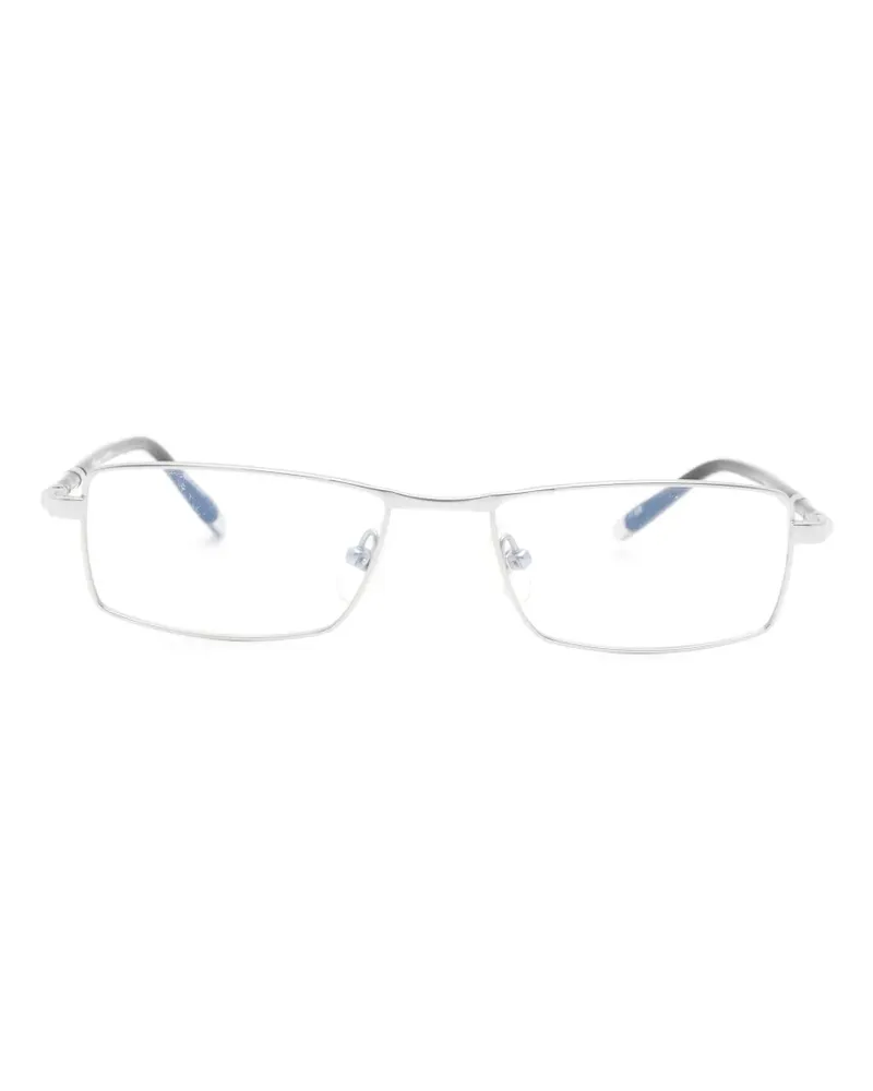 S.T. Dupont Brille mit eckigem Gestell - Silber Silber