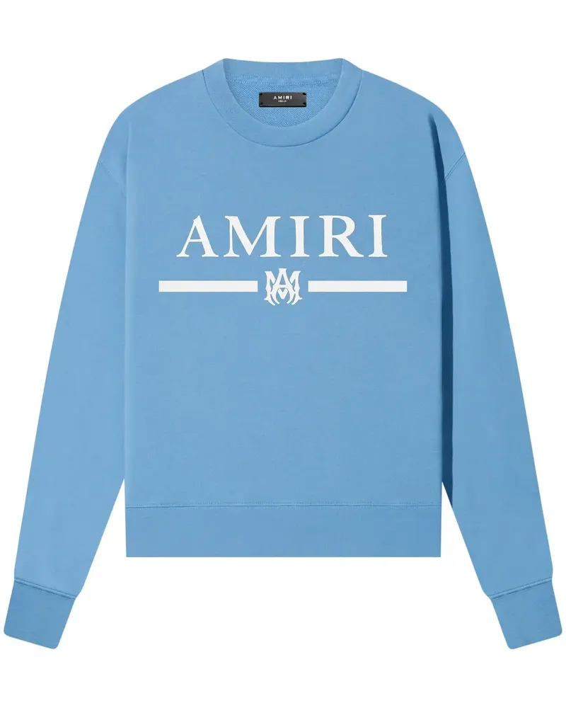 Amiri Sweatshirt mit Logo-Print - Blau Blau