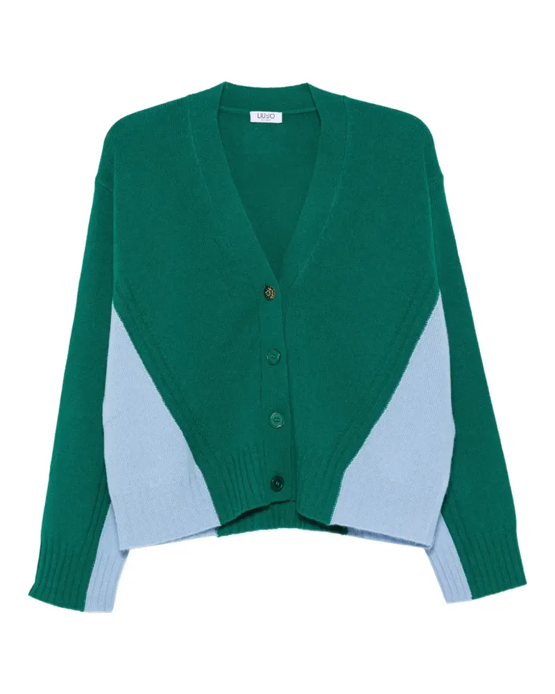 Liu Jo colour-block cardigan - Grün Grün