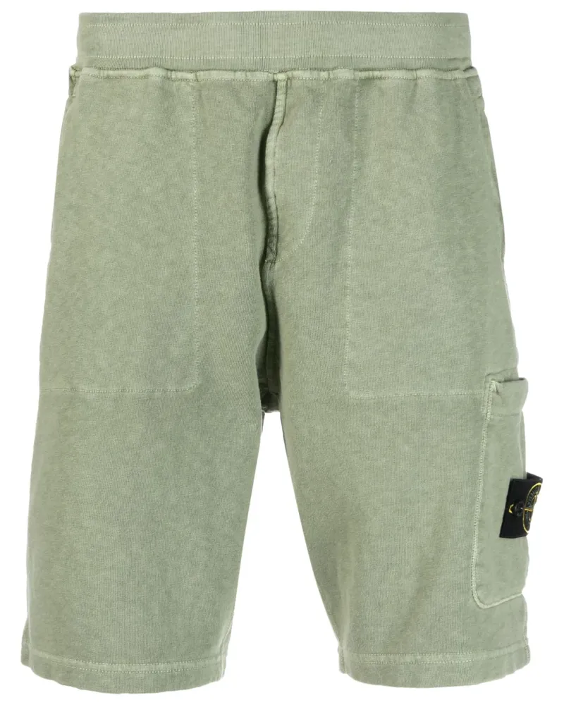 Stone Island Shorts mit Kompass - Grün Grün