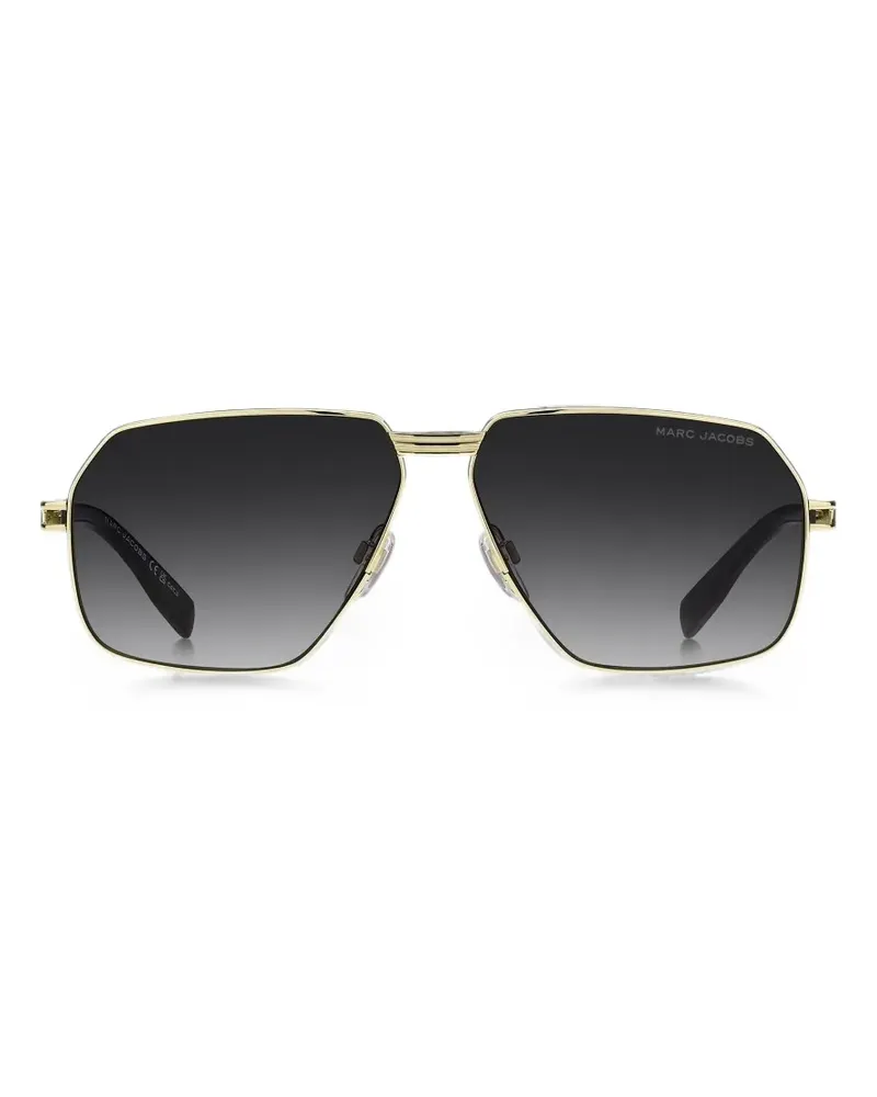 Marc Jacobs geometric-frame sunglasses - Gold Gold