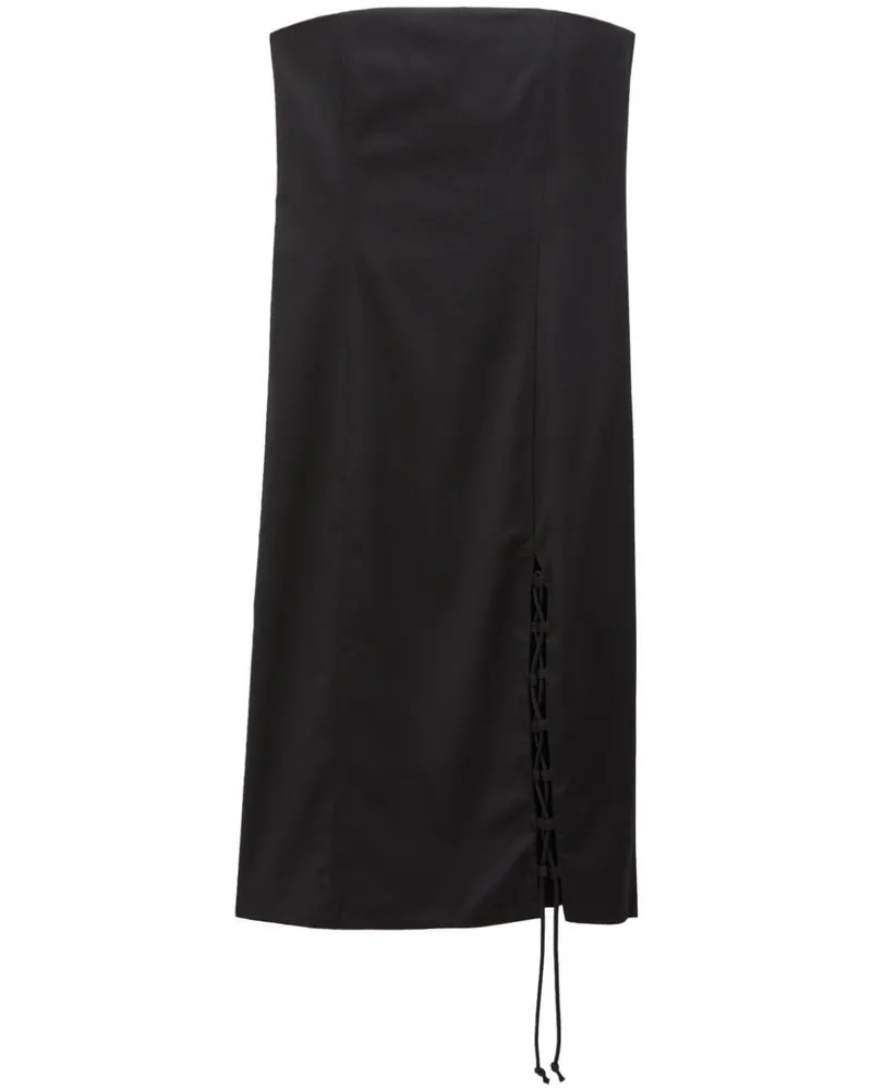 Filippa K Camisole-Kleid mit Spitzeneinsätzen - Schwarz Schwarz